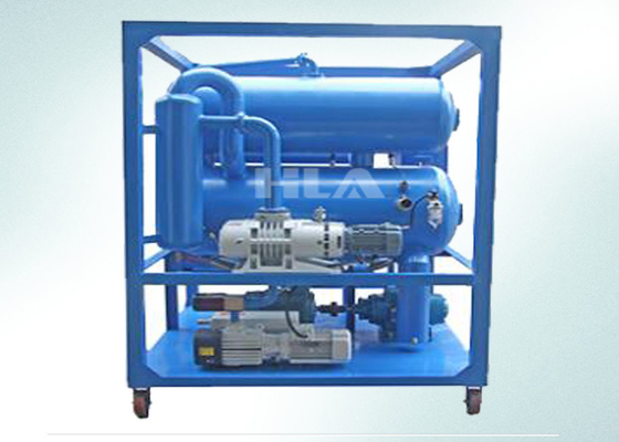 Máy lọc dầu biến áp bằng thép lạnh điện 9000L với máy bơm chân không kép cho nhiệt độ 0-80C