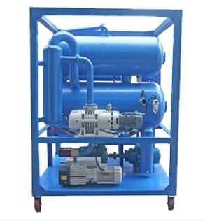 Máy lọc dầu biến áp bằng thép lạnh điện 9000L với máy bơm chân không kép cho nhiệt độ 0-80C