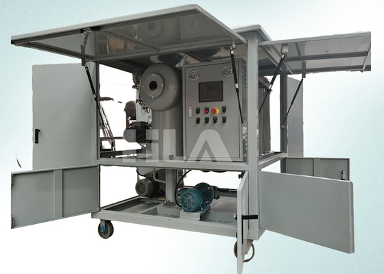 Máy lọc dầu biến áp bộ lọc ba giai đoạn với điều khiển tự động PLC