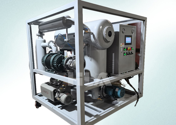 1800-18000 L / h Dòng chảy PLC Hệ thống lọc dầu biến áp hoàn toàn tự động để tinh khiết tối ưu