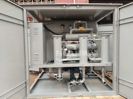 Làm sạch dầu ở áp suất 0,3 MPa với máy lọc dầu biến áp và làm sạch