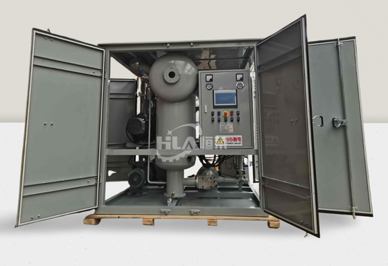 Máy lọc dầu biến áp với phương pháp làm sạch bằng cách sưởi ấm chân không và hàm lượng nước ≤3ppm