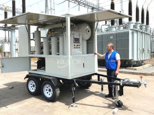 ≤0,4 Mpa Máy lọc dầu di động cho nhiệt độ hạng nặng 20-80C Chế độ vận hành tự động bằng tay