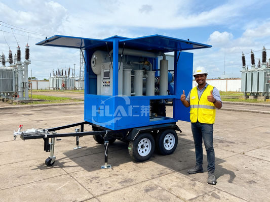 Máy lọc dầu di động hoạt động tự động bằng tay với độ chính xác lọc ≥99,5% và ≤1 micron