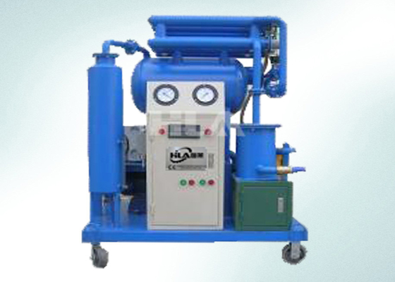 Kích thước nhỏ chân không biến áp lọc dầu máy cách điện lọc dầu
