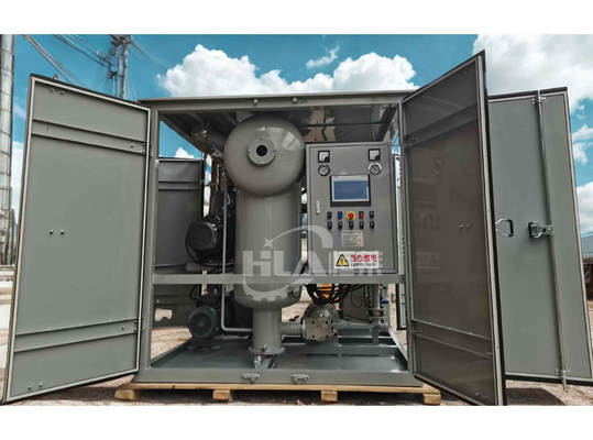 Máy lọc dầu cách điện biến áp lưu lượng lớn 600-18000L/giờ Tùy chọn Rơ moóc di động và Điện áp 220V/380V/400V